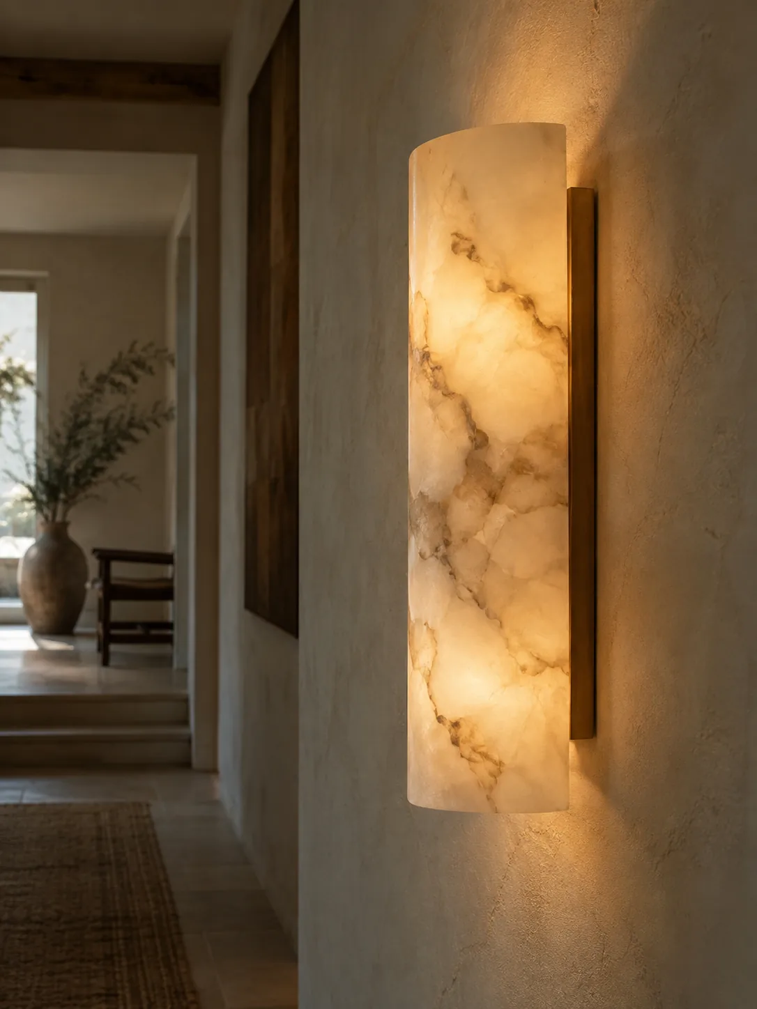 Alabaster Sconce